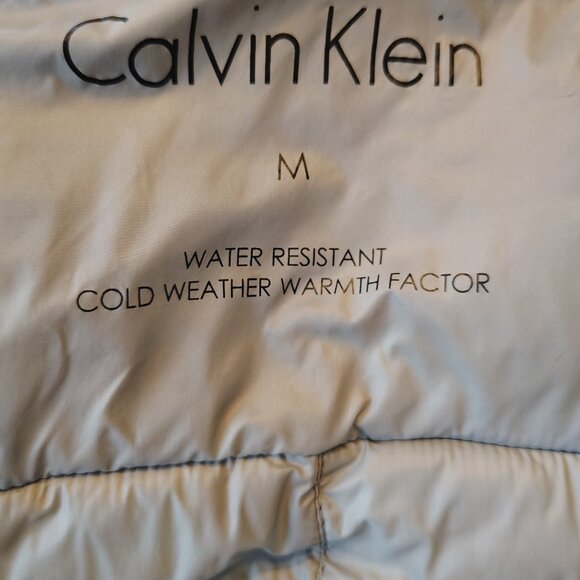 Calvin Klein Jacket Black - Water Resistant- Cold Weather - Medium - Picture 8 of 9